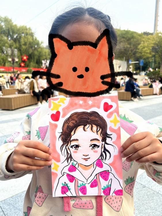 Q版手绘漫画头像-襄阳市圣火广告有限公司